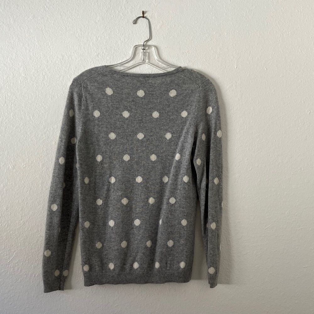 Gray Cashmere Talbots Sweater - Picture 2 of 2